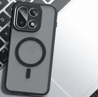Coque de téléphone magnétique sans fil, compatible avec la peau, pour OnePlus 15 OnePlus15 5G Turbo 6 6V, coque arrière mate antichoc
