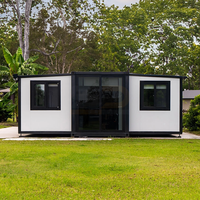 Maison conteneur extensible personnalisée de 20 pieds, petite maison avec cuisine, maison modulaire préfabriquée à 3 chambres, modèle Grandmother Tablet