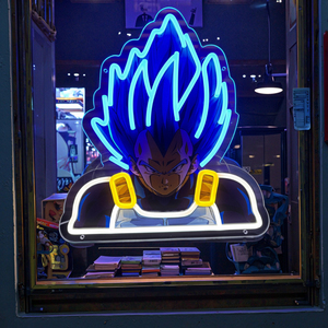 Haute qualité <span class=keywords><strong>Dragon</strong></span> Anime personnage boule néon lumières LED signe mignon dessin animé personnalisé 3D néon lumière peut accrocher UV impression Logo - Product Image 5