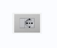Interruptor y Enchufe de PC de Alta Calidad, Estándar Italiano, Certificado CE/ROHS, Garantía de 10 Años, 110-220V 16A, Puerto USB-A