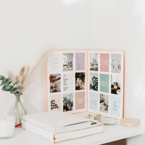 Stampa personalizzata manifestazione di bordo sogno di stato d'animo Kit di bordo libro con immagini <span class=keywords><strong>e</strong></span> citazioni di carta Set - Product Image 1