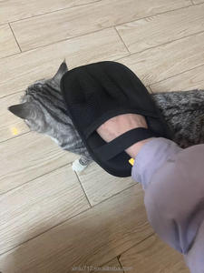 Guante de Cepillado para Mascotas Hakuna <span class=keywords><strong>Matata</strong></span>, Moderno, de Cinco Dedos, Reutilizable, Ecológico, de Poliéster, para Eliminar el Pelo de Perros y Gatos, para Todas las Estaciones, Lavable - Product Image 6