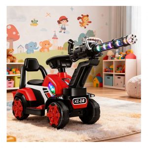 Unisex Electric Ride-On Children's Toy with <b>Small</b> <b>Wheels</b> Off-Road Design Flashing Lights Remote Control Plastic Construction - Product Image 1