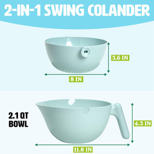 New Product Plastic Drain <b>Basket</b> Home Kitchen Multi-Functional Storage Colander for <b>Sink</b> Fruit Plate - Product Image 4