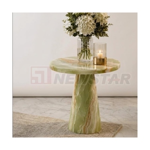 Luxury Design Customize Size Natural Green Coffee Table for Home Living Room Decoration <b>Side</b> - Product Image 4