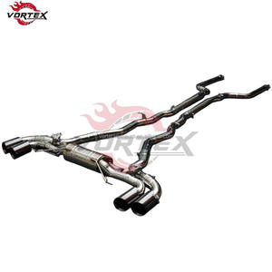Système d'échappement Catback en acier inoxydable de qualité 5 Vortex pour BMW M8 4.4T 2020-2025, échappement Catback à soupapes, installation facile - Product Image 5