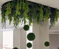 Décoration de plafond : Fleurs artificielles décoratives pour mariages et restaurants, aménagements floraux naturels, articles de décoration haut de gamme