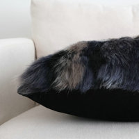 Nordic Luxury Imitation Nerz Pelz Plüsch Gestrickt Tie-Dye Hotel Wohnzimmer Sofa Kissen Kissen
