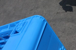 NEXARA Heavy Duty Customize HDPE Blue 1208 1200*800*135mm Grid Field Runner Euro <strong>Plastic</strong> <strong>Pallet</strong> For Shipment - Product Image 4