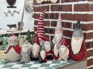 <span class=keywords><strong>Personnalisé</strong></span> Peint à la Main ODM Vintage Céramique Père Noël Décorations de Noël Intérieur Fabricant - Product Image 3