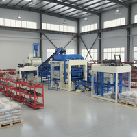 Machine à fabriquer des blocs de béton entièrement automatique QT10-15, 2400 blocs creux par heure, machine à briques automatique