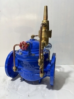 Vanne d'eau réglable 800X pour système de climatisation centrale Vanne de commande de dérivation différentielle de pression de chauffage par le sol