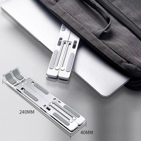 Support Portable pour ordinateur Portable, Base de bureau pliable, pour Macbook Air, en élévation de refroidissement