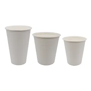 Tomato Eco Friendly compostable biodegradable disposable 12oz paper coffee cup 350ml cups