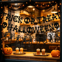 Guirlande de fête d'Halloween directement de l'usine avec squelette, crâne et chauve-souris pour la décoration de la maison et des événements