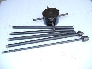 التربة 63.5kgs SPT تعديل الاختراق القياسية اختراق مخروط ديناميكية - Product Image 2