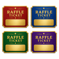 Billets de tombola personnalisés à gratter avec numérotation séquentielle, panneau à gratter, tirage au sort, carte de jeu chanceux, cadeau événementiel, vente en gros en vrac