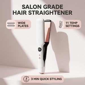 Nouveau produit, fer à lisser personnalisé, planchas para cabello, fer à lisser professionnel <span class=keywords><strong>pas</strong></span> <span class=keywords><strong>cher</strong></span>, puissant, rapide, pour salon de coiffure - Product Image 1