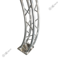 Truss de espiga de alta calidad aprobado por Tuv, armazón de arco de aluminio personalizado con placa base para espectáculo