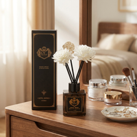 Diffuseur d'arômes sans flamme pour hôtel, huile essentielle, parfum longue durée pour la maison, désodorisant pour salle de bain, éliminateur d'odeurs, décoration parfumée