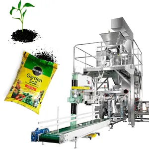 Offres Spéciales automatique 10KG 20KG machine à emballer de sac de sol machine à emballer remplissante de sachet de sol de nutrition végétale