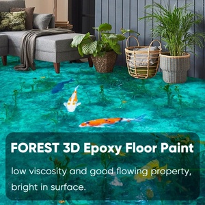 <span class=keywords><strong>Resina</strong></span> Epossidica Liquida Trasparente Personalizzata per Arte 3D Moderna, Rivestimento per Pavimenti in <span class=keywords><strong>Resina</strong></span> Epossidica per Adesivi e Design di Loghi in PVC - Product Image 2