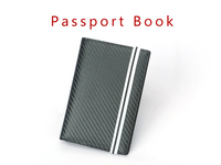 Dompet Passport Holder Grosir Logo Kustom, Kantong Anti-RFID, Penutup Passport Bertekstur, Dompet Tempat Kartu, Cardholder