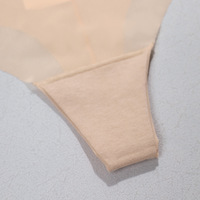 Anti Kameel Teen Mesh Strings Vrouwen-Mid-Tase Naadloze Yoga Ondergoed 5 Kleuren, Stretch Xl, Katoen Liner Geen Vpl