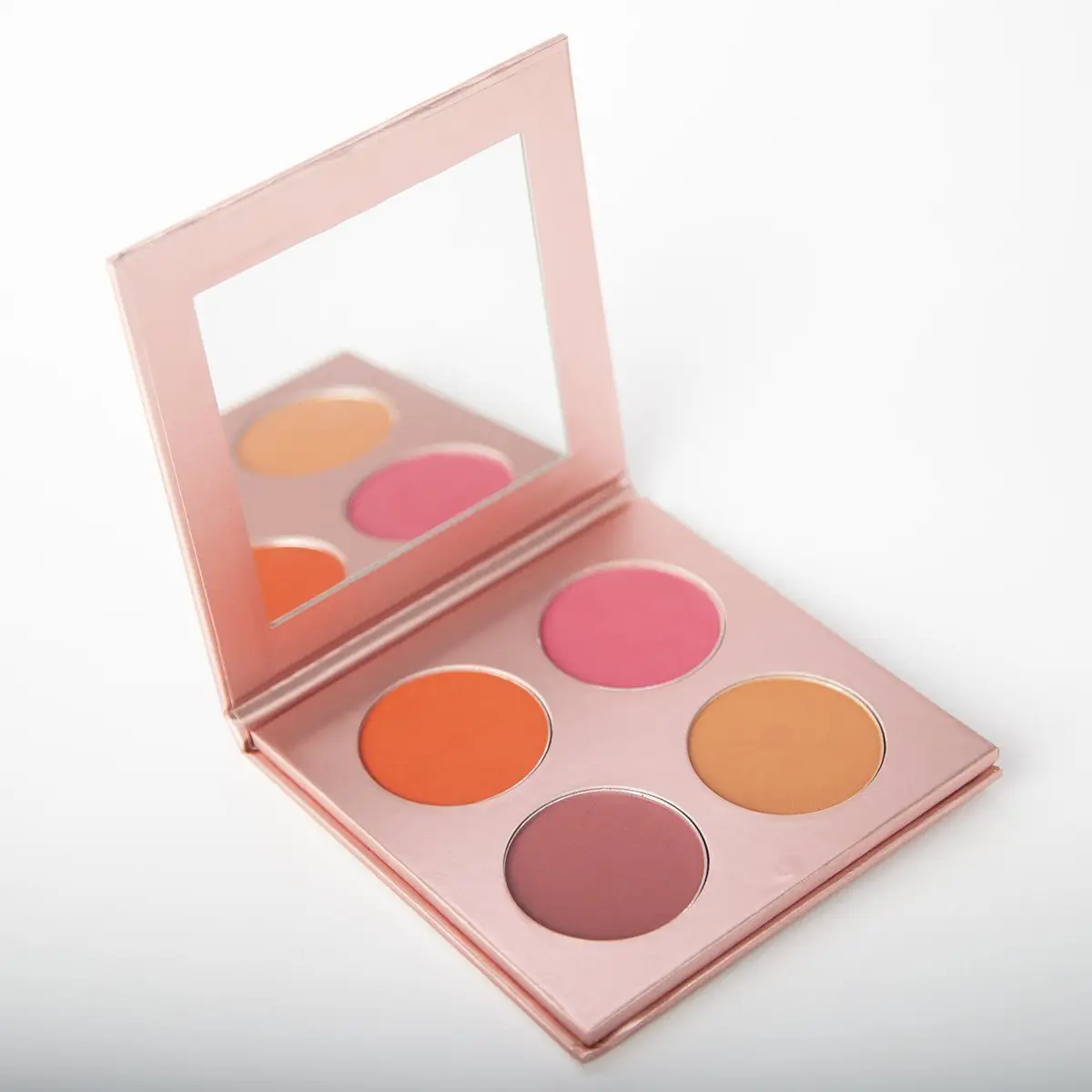 New Design Customized Logo Beauty Makeup Portable Diy Luminous Blush Luminous Blush Palette