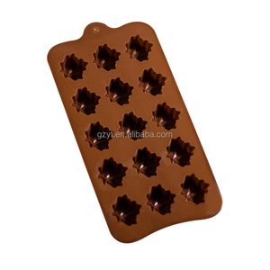 Ustensiles de cuisine gâteau Silicone bonbons moule 3D chocolat Fondant pâtisserie Silicone marron moules gâteau outils Vase moules Silicone sac - Product Image 2