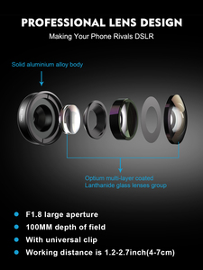 Kính Hiển Vi Bỏ Túi Kẹp Thông Dụng Ống Kính Macro APEXEL 100MM Cho Điện Thoại Di Động - Product Image 6