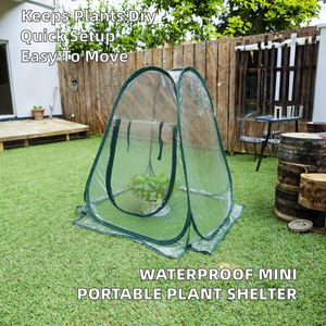 <span class=keywords><strong>Invernadero</strong></span> Portátil <span class=keywords><strong>Mini</strong></span> para Plantas, Impermeable, Fácil de Montar, con Recubrimiento en Polvo, PVC Transparente, para Balcón - Product Image 6