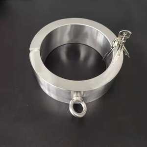 Siyah İmparator ağır paslanmaz çelik yaka yetişkin ürünleri fetişizm kısıtlama Cosplay köle çift seks oyuncakları - Product Image 2