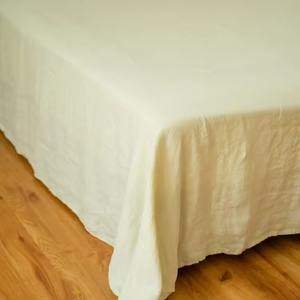 ชุดเครื่องนอนผ้าลินิน 100% คุณภาพดี ดีไซน์เรียบหรู สำหรับโรงแรม ฤดูใบไม้ร่วง ขายส่ง ผ้านวม 100TC - Product Image 4