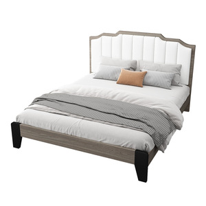 Upholstered <b>Bed</b> Frame 1.8m <b>Double</b> Nordic Style Bedroom Furniture for Adults and Elderly - Product Image 5