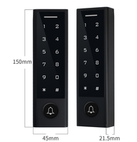 Lector Wiegand IP66 Resistente al Agua RFID 125KHz 13.56Mhz Teclado Táctil Sistema de Control de Acceso a Puertas con Wifi Tuya