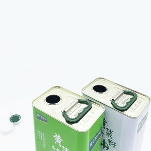 Bidon rectangulaire en fer blanc de 2,5 L de haute qualité pour huile comestible, idéal pour l'huile d'olive, avec logo personnalisé et impression offset - Product Image 6