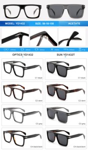 Gafas de Sol Polarizadas para Hombre, de Acetato de Lujo, Modelo 2026, Gafas de Moda con Marco Cuadrado - Product Image 4