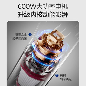 เครื่องดูดฝุ่นมือถือแบบมีสาย AUX รุ่น AXS-527 110V 240V น้ำหนักเบา ดูดฝุ่นแรง พร้อมหัวแปรงกำจัดไรฝุ่น - Product Image 3
