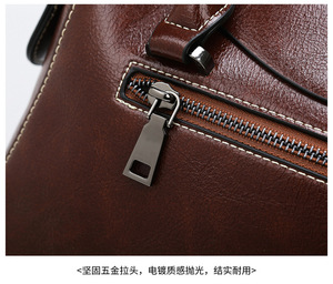 กระเป๋าสะพายไหล่สำหรับผู้หญิงหนัง PU สีน้ำตาลใบใหญ่ออกแบบโลโก้ได้ตามต้องการแฟชั่นหรูหรา - Product Image 6