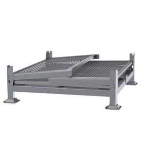 Conteneur pliable <span class=keywords><strong>de</strong></span> grillage d'entrepôt galvanisé par <span class=keywords><strong>pile</strong></span> en acier <span class=keywords><strong>de</strong></span> stockage se pliant avec la feuille <span class=keywords><strong>de</strong></span> pp - Product Image 5