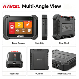 Scanner de véhicules utilitaires ANCEL V6 HD, prend en charge plus de 150 marques, purge ABS, calibrage SAS, 2 ans de mises à jour gratuites - Product Image 1