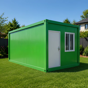 Casa Contenedor Prefabricada Verde Resistente <span class=keywords><strong>de</strong></span> 20 pies, Villa Modular para Almacenamiento en Granjas y Almacenes Rurales - Product Image 1