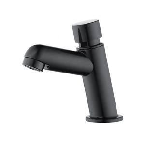 Economic Use Water Saving Self Closing Push <strong>Basin</strong> <strong>Time</strong> <strong>Delay</strong> <strong>Faucet</strong> Graphic Design Plastic Ware Plastic Tap Modern Contemporary - Product Image 3
