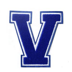 Toppe Ricamate Personalizzate di Grandi Dimensioni con Lettere in Ciniglia da Cucire o Applicare con Ferro da Stiro per Abbigliamento - Product Image 3