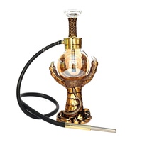 Ensemble de chicha unique en résine avec base en verre boule de cristal, style russe, pour collection ou cadeau