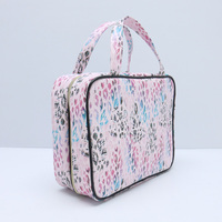 Sacs de rangement pour maquillage suspendus, pochettes cosmétiques en PU, porte-pinceaux, trousse de toilette multifonctionnelle pour les voyages
