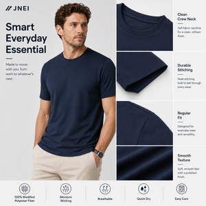 Magliette Unisex JNEI Versatili e Confortevoli per Tutto il Giorno, T-shirt in Poliestere a Maniche Corte per Gruppi di Viaggio - Product Image 4