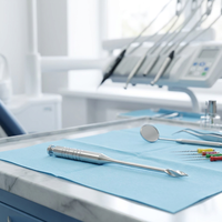 Forets endodontiques dentaires Peeso motorisés en acier inoxydable pour l'ouverture des canaux radiculaires, compatibles avec les contre-angle à basse vitesse