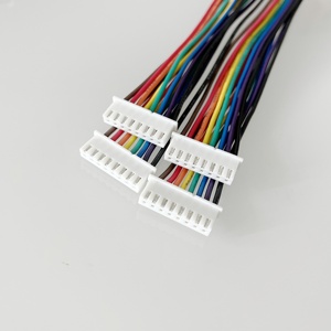 Aangepaste JST XH 2-pins 3-pins 4-pins connectorplug terminals 2,5 mm 28AWG kabels met kabelboom - Product Image 3